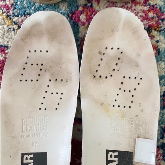 Leather Golden Goose Superstars w/ glitter tongue - Picture 12 of 15